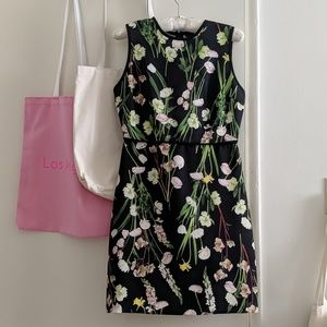 Victoria Beckham for Target floral print dress sm
